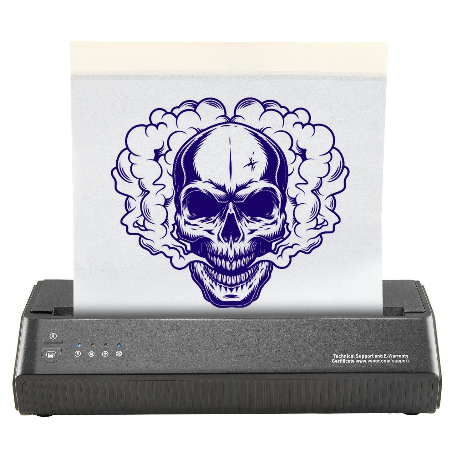 VEVOR Wireless Bluetooth Tattoo Stencil Printer – Portable Transfer Machine with 10 Sheets of Transfer Paper