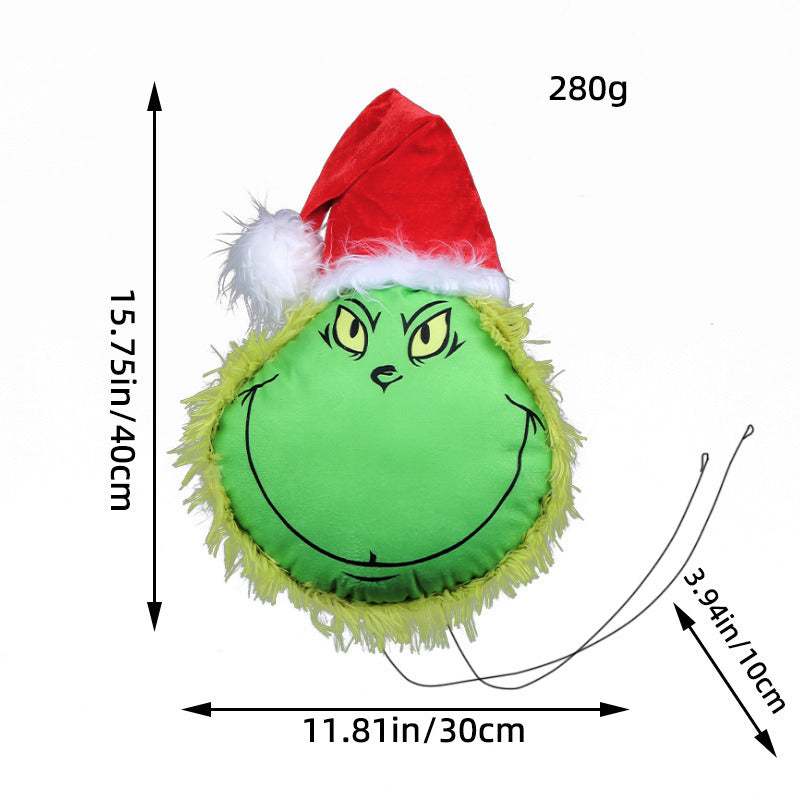 Grinch Green Plush Toy Christmas Tree Decorations