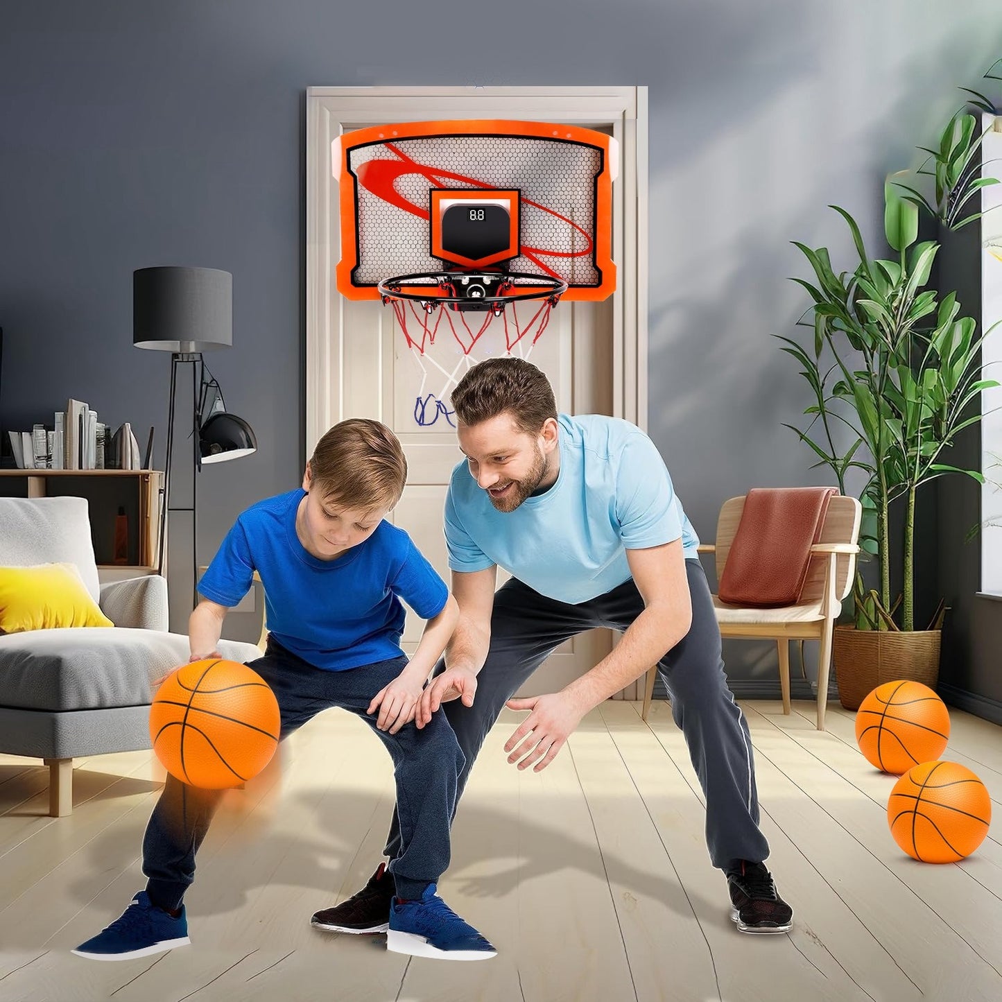 Dunk Master Indoor Basketball Hoop Set