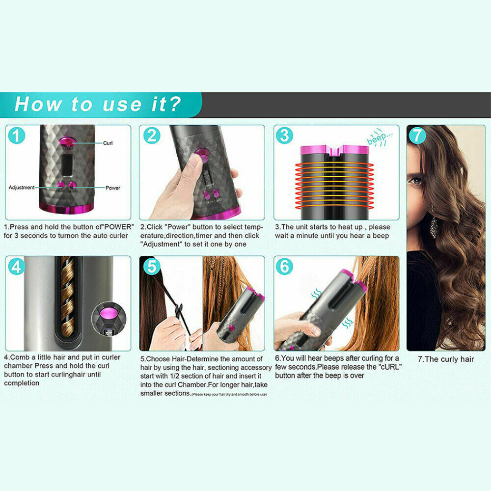 FlexiCurl Pro Cordless Hair Curler