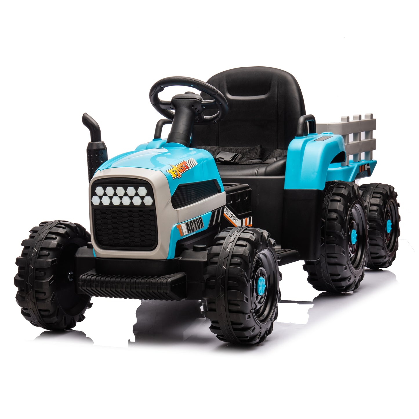 Blue Thunder Tractor Ride-On