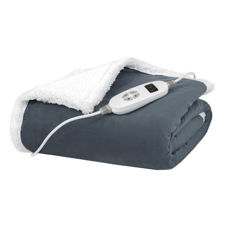 ThermaSoft 10-Level Heated Electric Blanket Throw