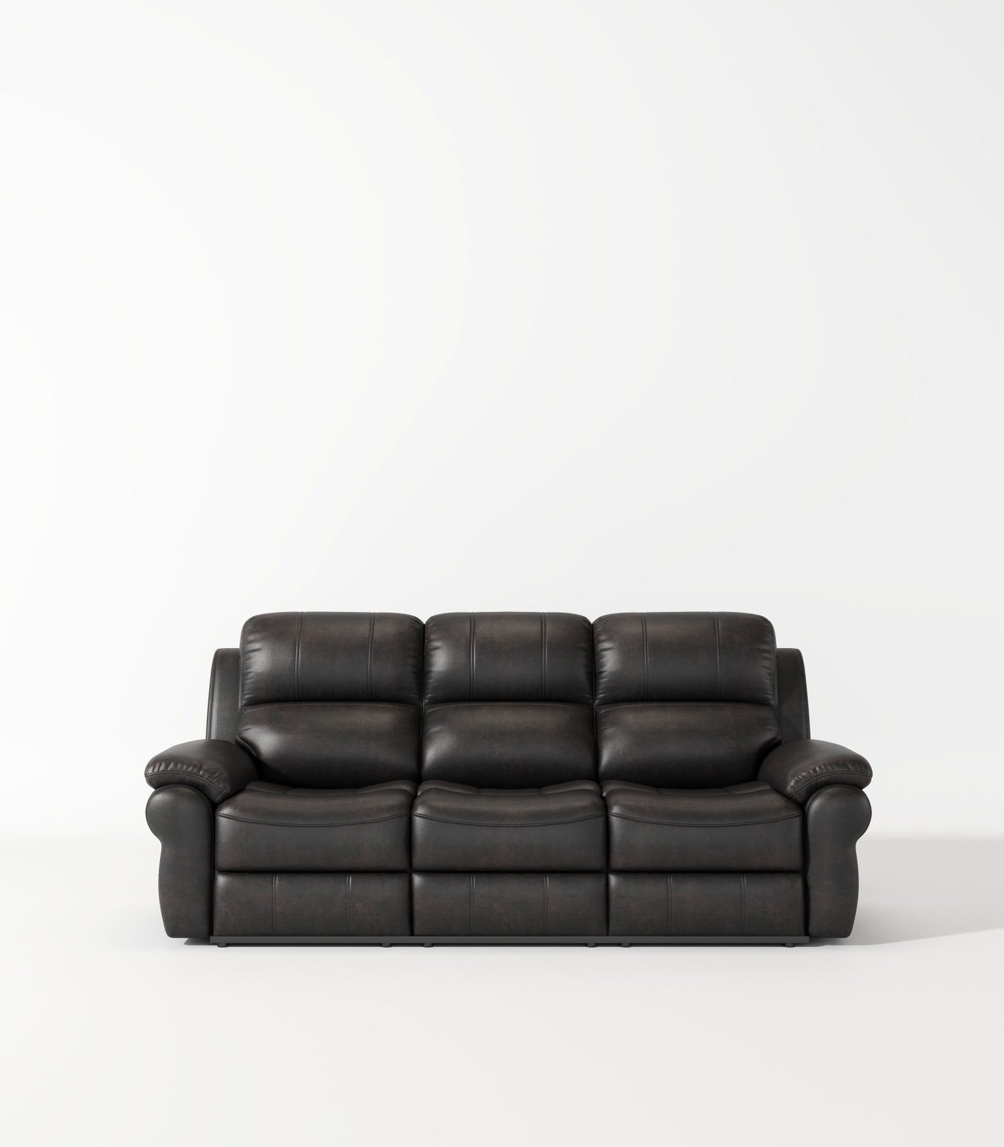 3-Seat Recliner Sofa - Espresso