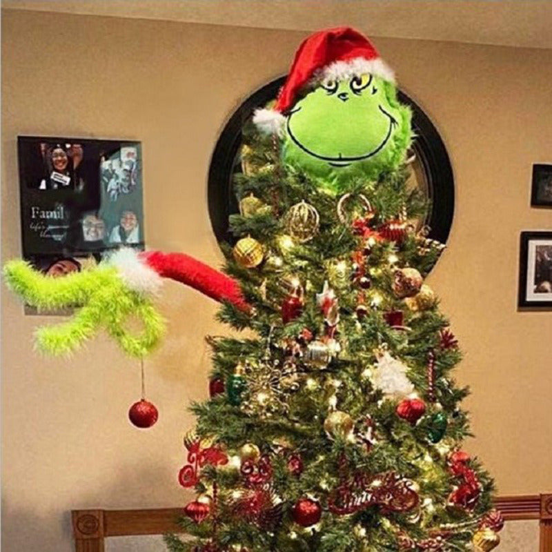 Grinch Green Plush Toy Christmas Tree Decorations