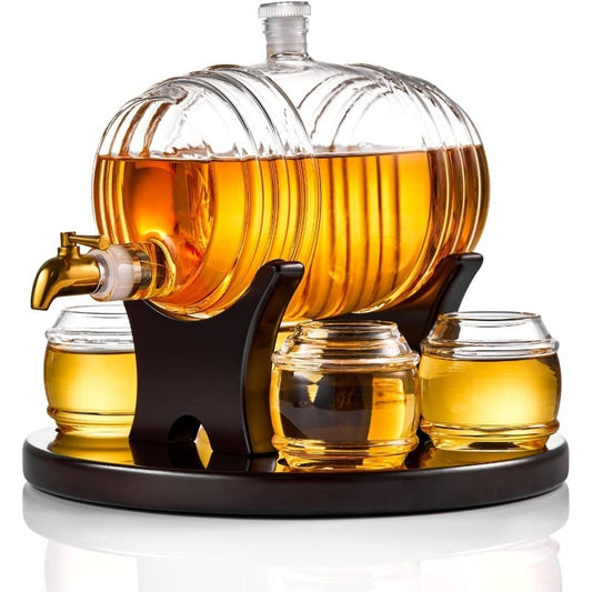 BarrelCraft: Artisan Whiskey Decanter Set