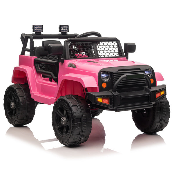 Pink Racer Ride-On Jeep