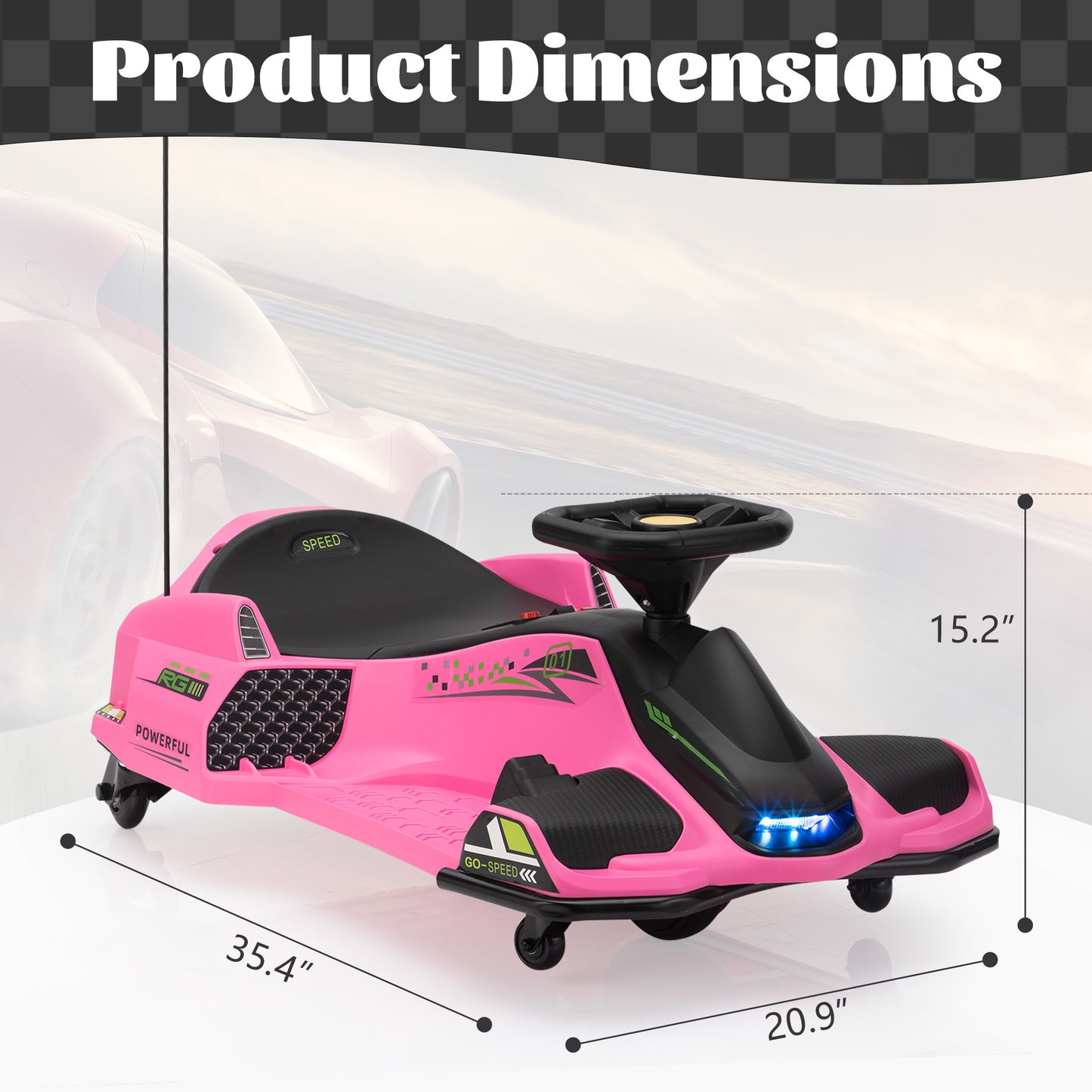 Turbo Drift Racer-Pink