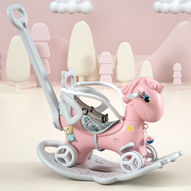 Rocking Horse for Toddlers-Pink