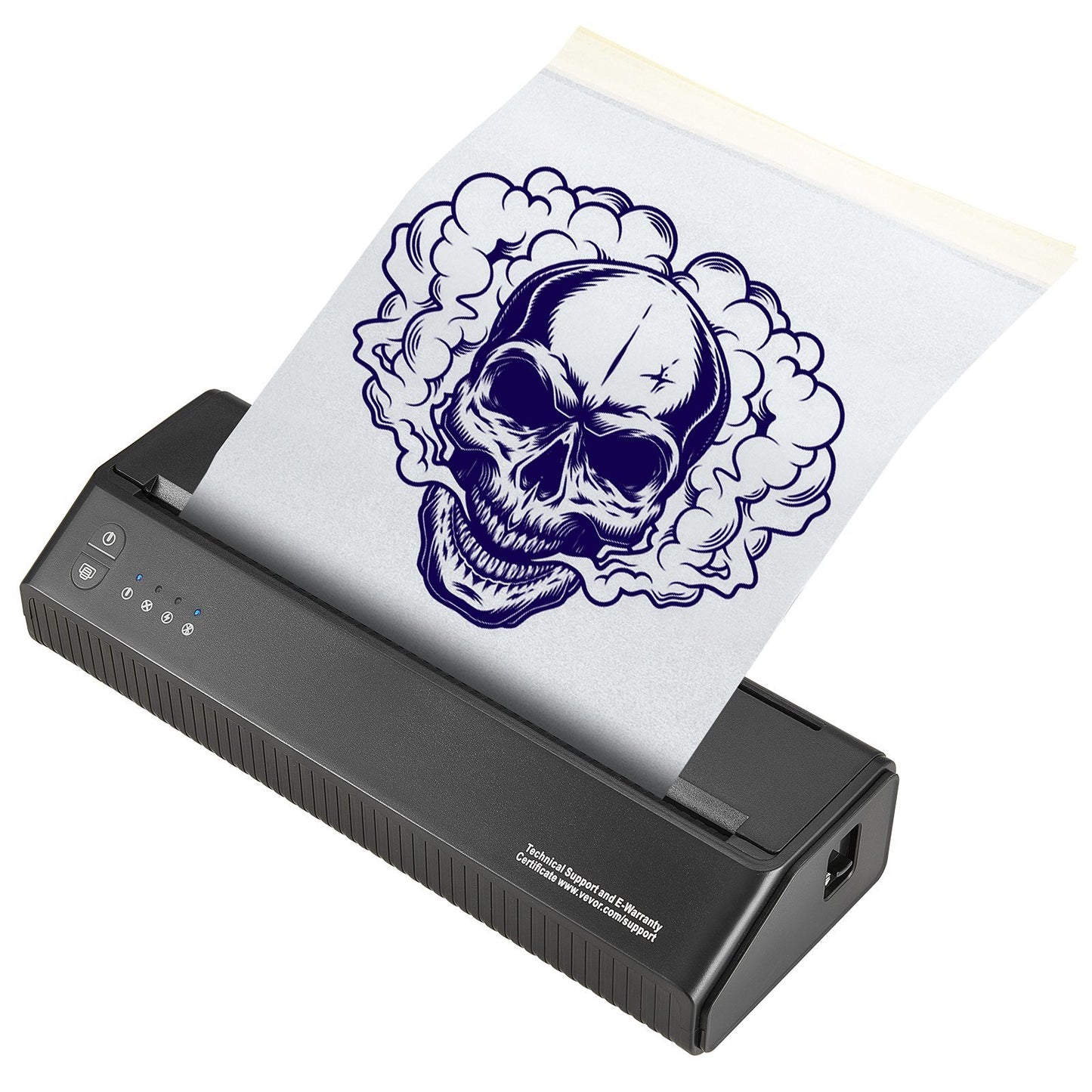 VEVOR Wireless Bluetooth Tattoo Stencil Printer – Portable Transfer Machine with 10 Sheets of Transfer Paper