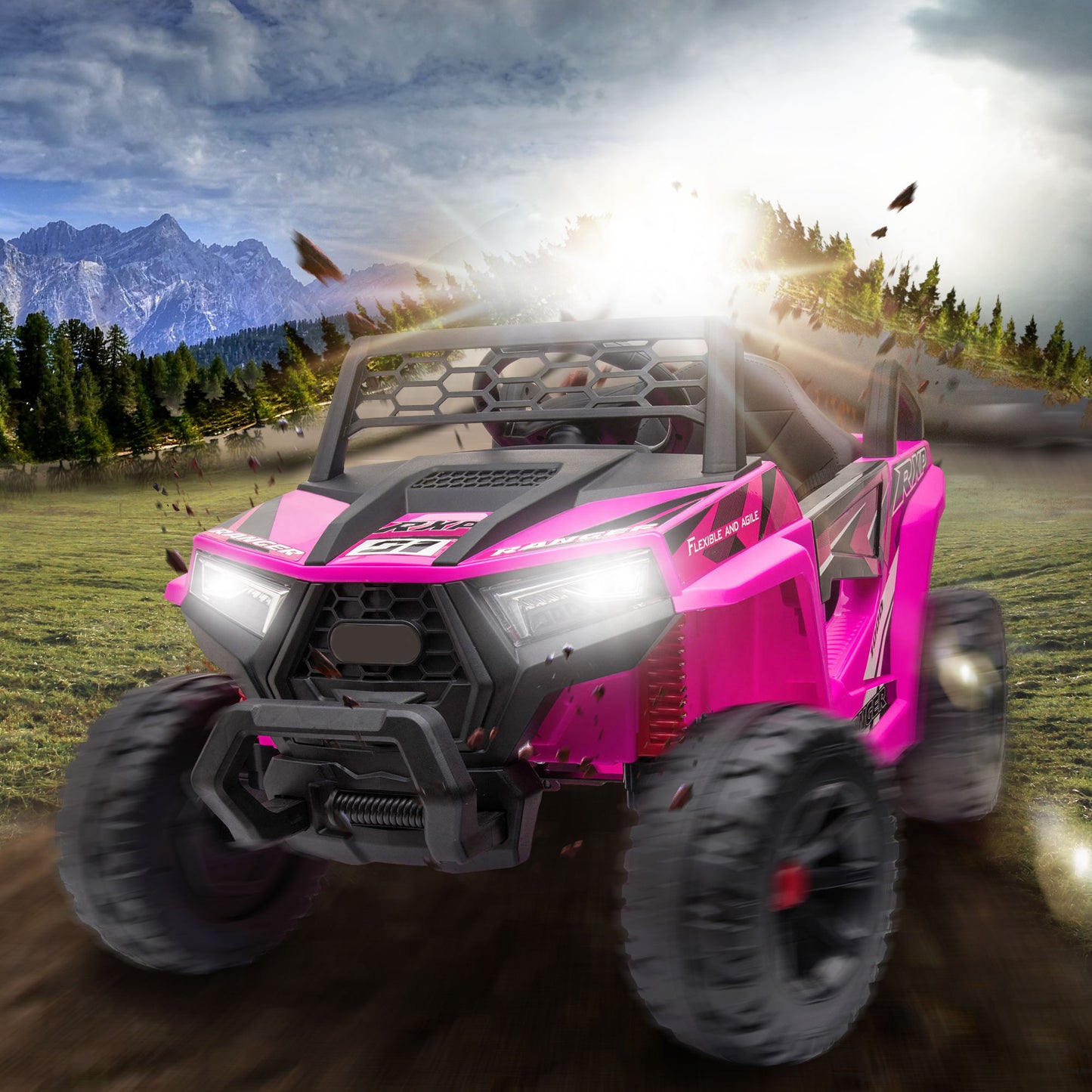 Pink Adventure Racer Mini UTV