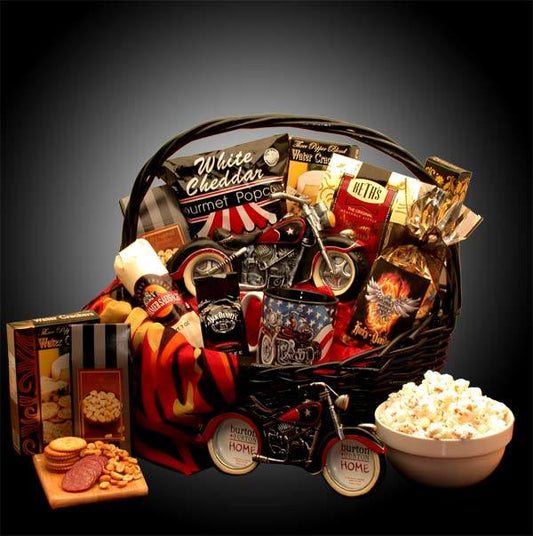 Throttle Up Motorcycle Gift Basket