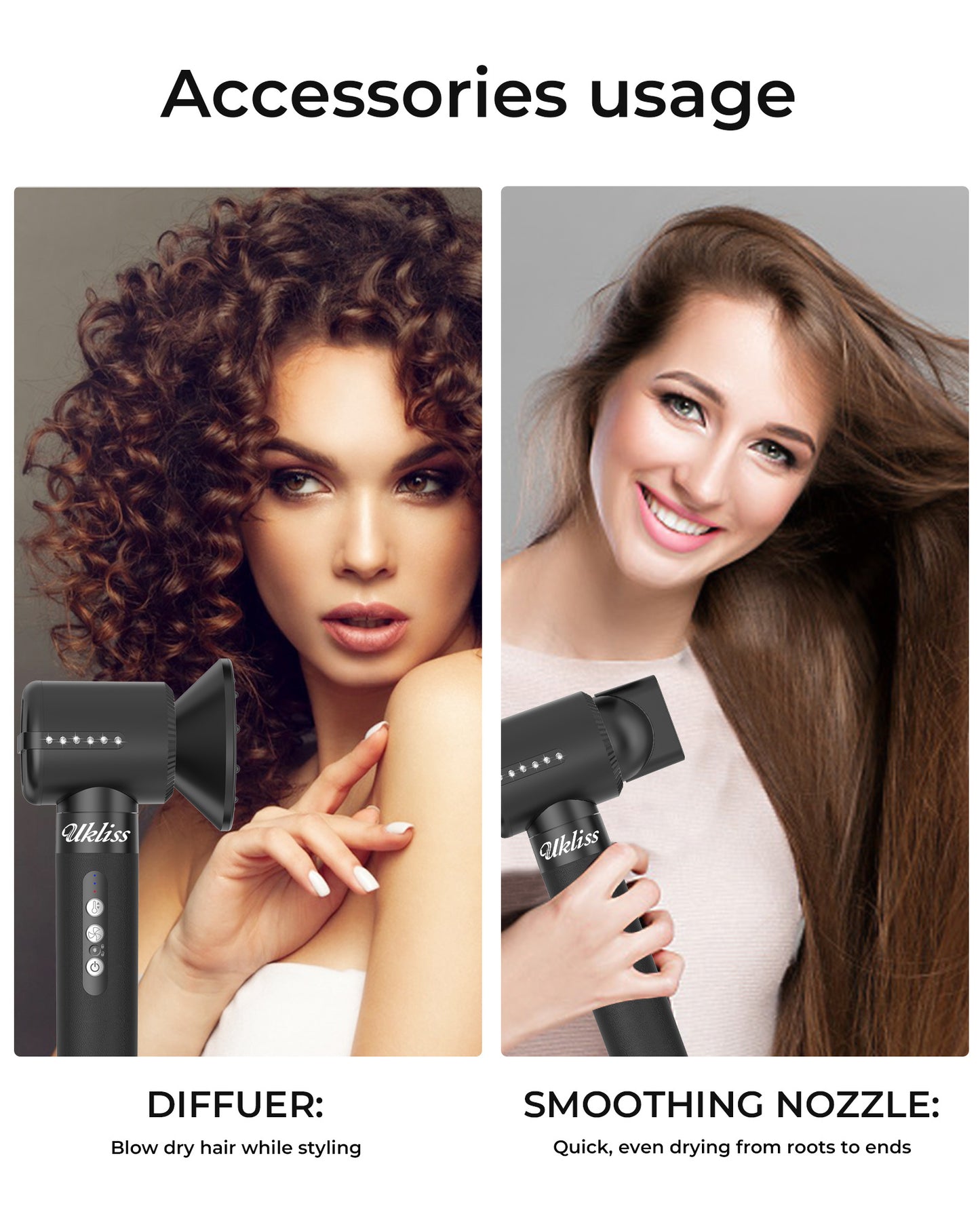 Ukliss Pro 3-in-1 Hair Dryer and Curler