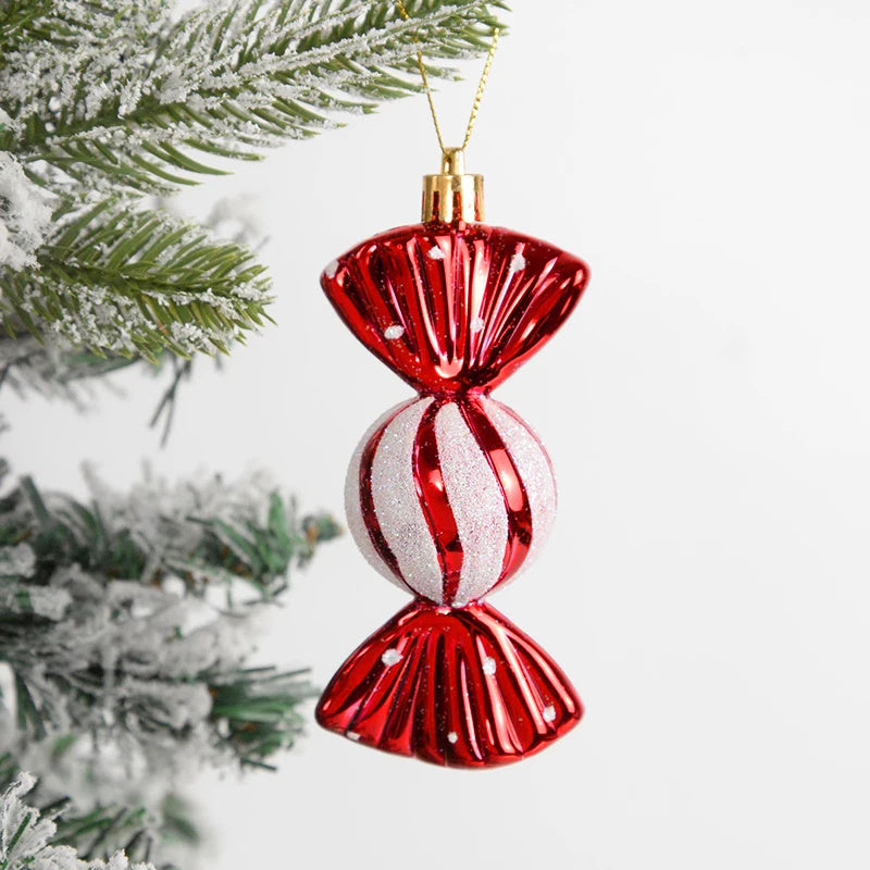 14pcs Christmas Ball Ornaments Set-Candy Cane