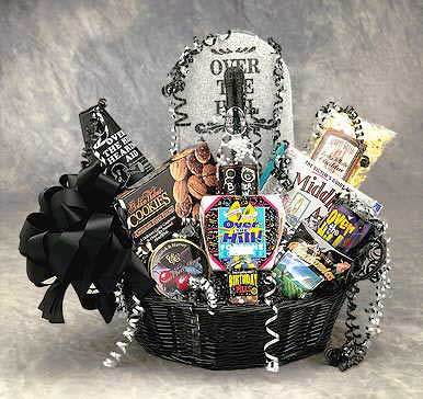 Over the Hill Birthday Bash Gift Basket(Lg)