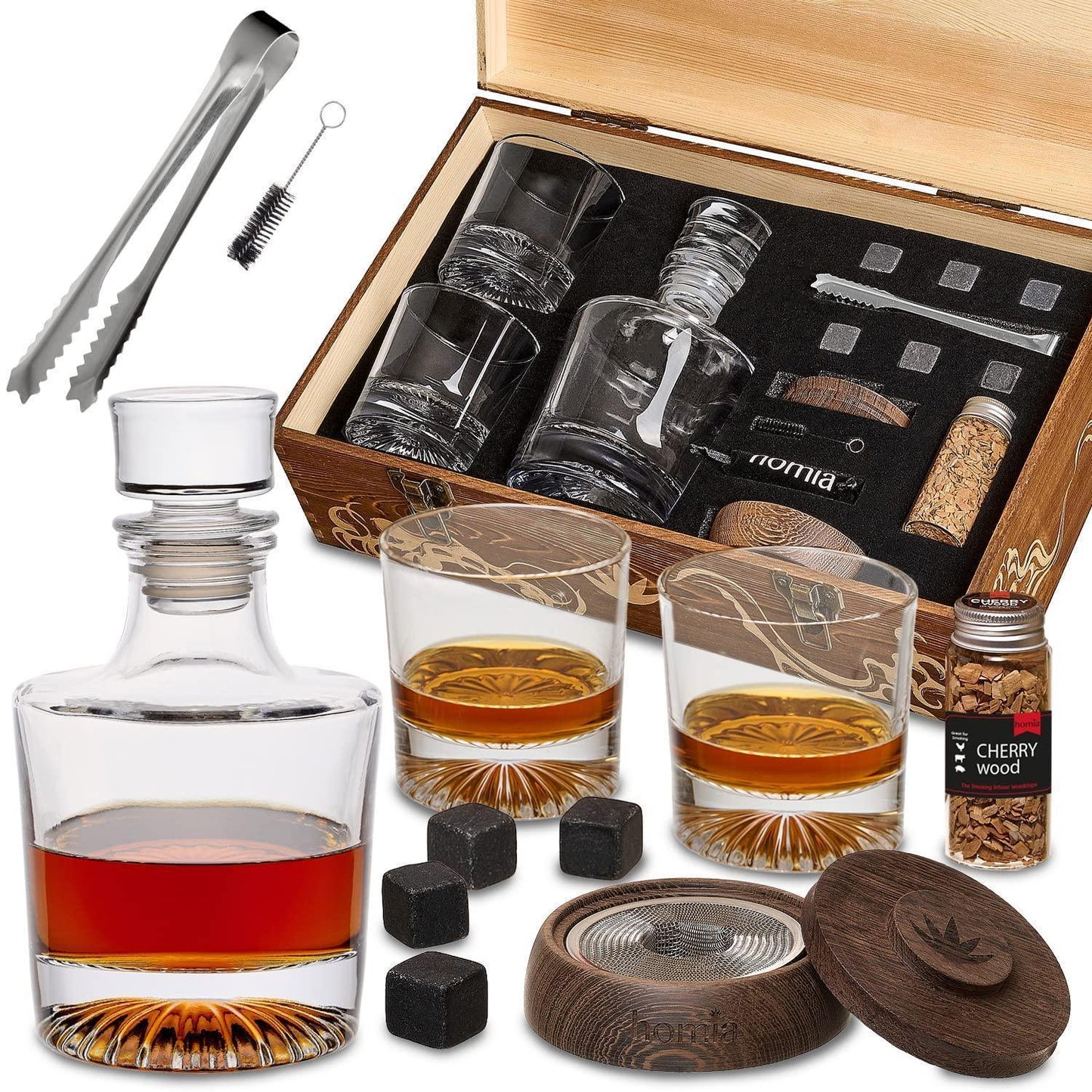 SmokeFusion: Whiskey Smoker & Glass Set