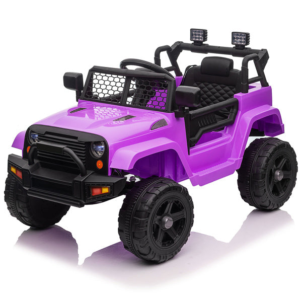 Purple Thunder Ride-On Jeep