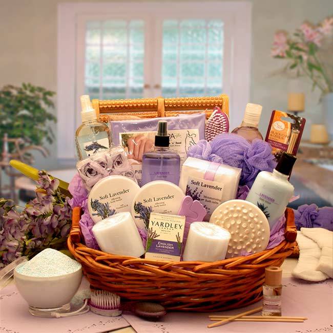 Lavender Luxe Spa Retreat Basket