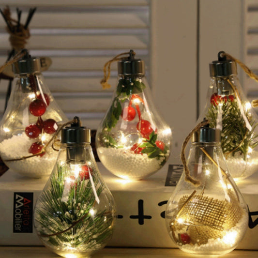 Transparent Christmas Ball Decorations