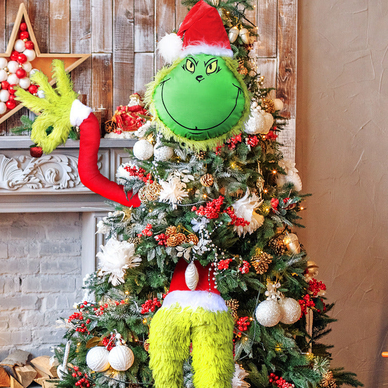 Grinch Green Plush Toy Christmas Tree Decorations