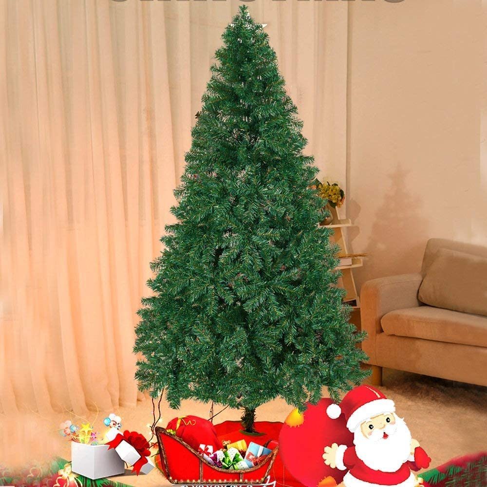 10' Premium Spruce Artificial Christmas Tree with Metal Stand - Green