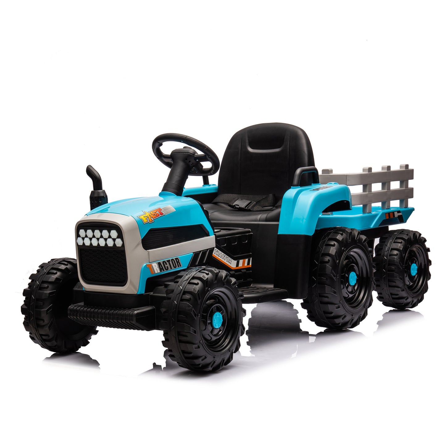 Blue Thunder Tractor Ride-On