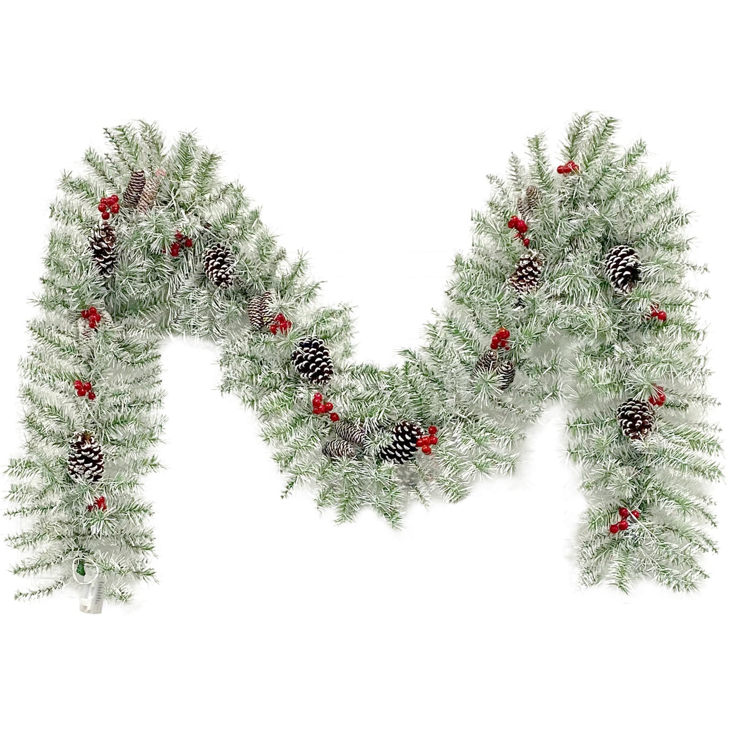 3-ft Pre-lit Xmas Tree Artificial Christmas 4-Piece Set,Garland, Wreath and Set of 2 Entrance Trees X-mas