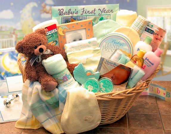 Blush Bliss Baby Welcome Basket