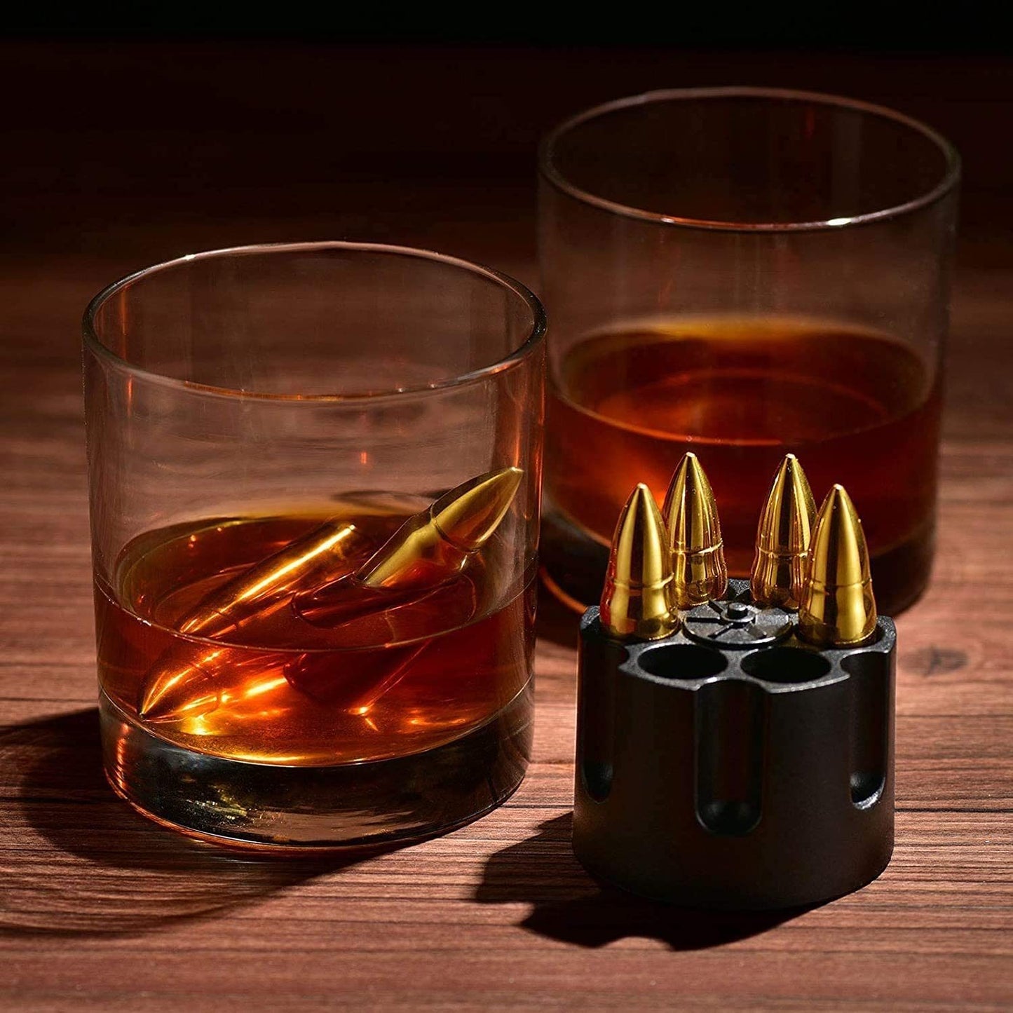 Bullet Chill: The Ultimate Whiskey Stones Set