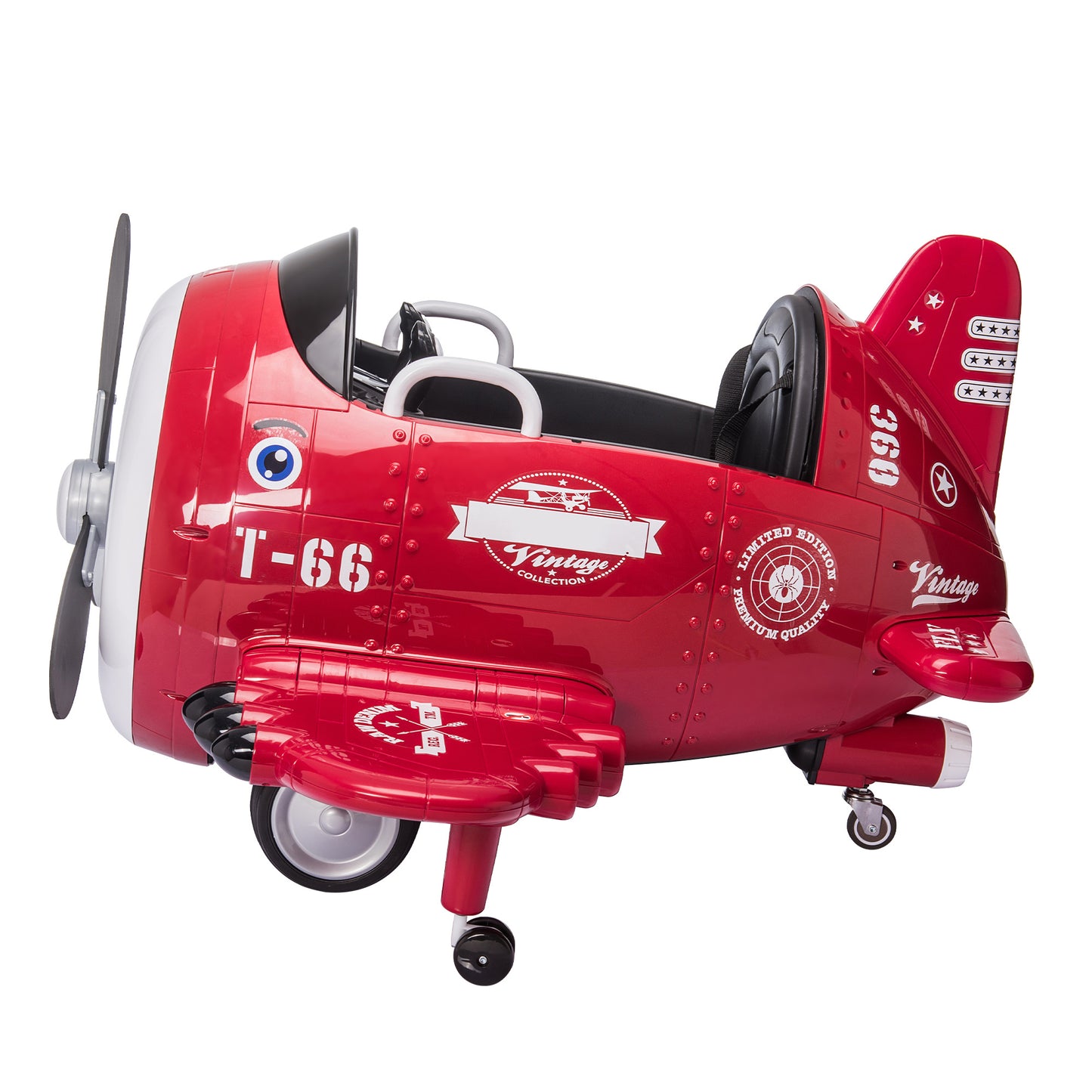 Red Sky Explorer 12V Ride-On Toy Plane