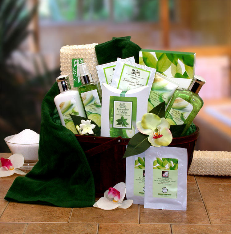 Cucumber & Melon Serenity Spa Gift Basket