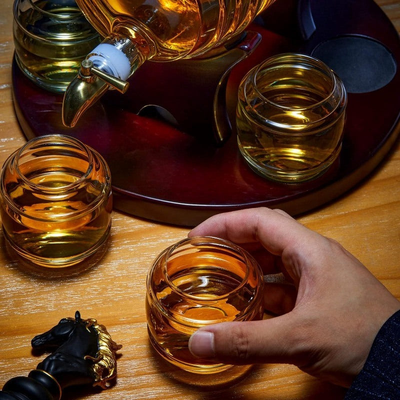 BarrelCraft: Artisan Whiskey Decanter Set