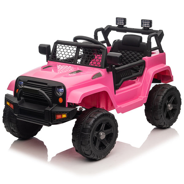 Pink Racer Ride-On Jeep