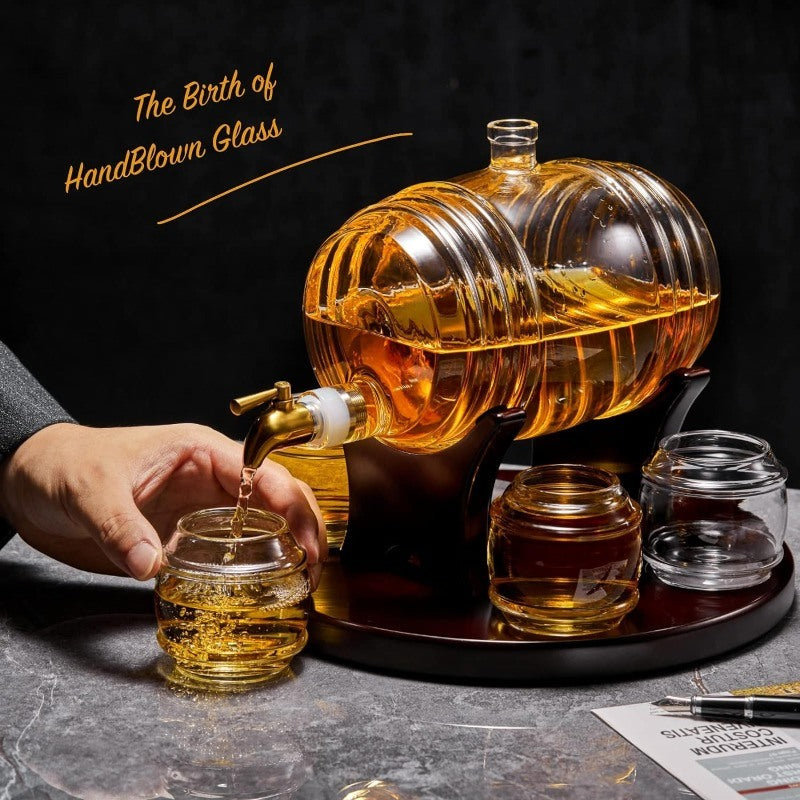 BarrelCraft: Artisan Whiskey Decanter Set