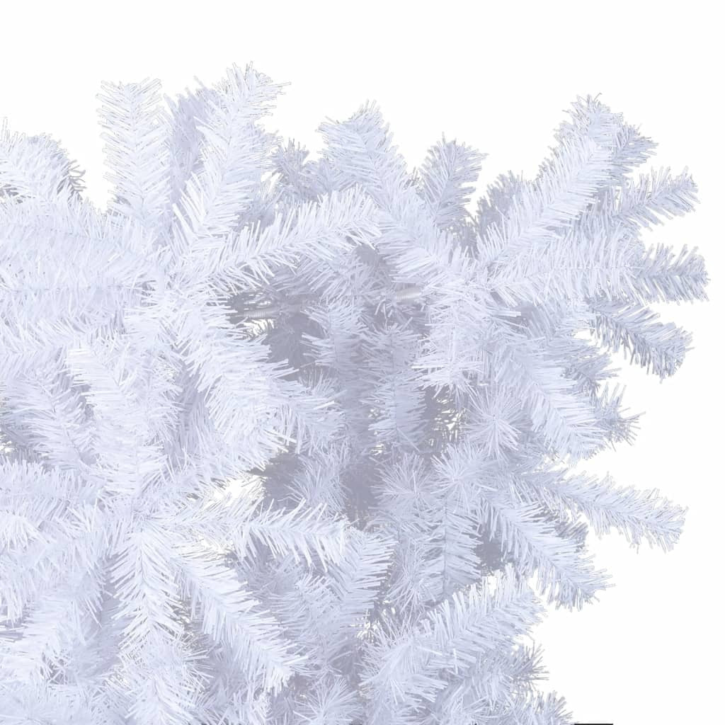 6ft White- Upside-Down Artificial Christmas Tree with Stand