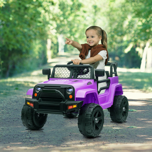 Purple Thunder Ride-On Jeep