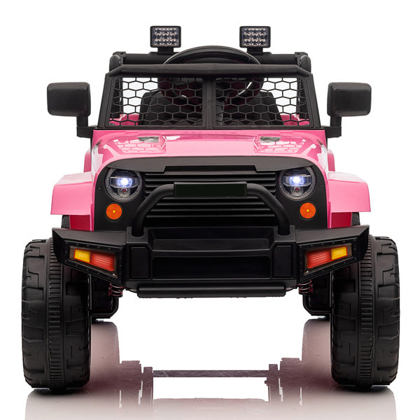 Pink Racer Ride-On Jeep