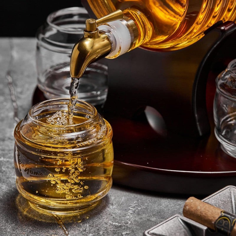 BarrelCraft: Artisan Whiskey Decanter Set