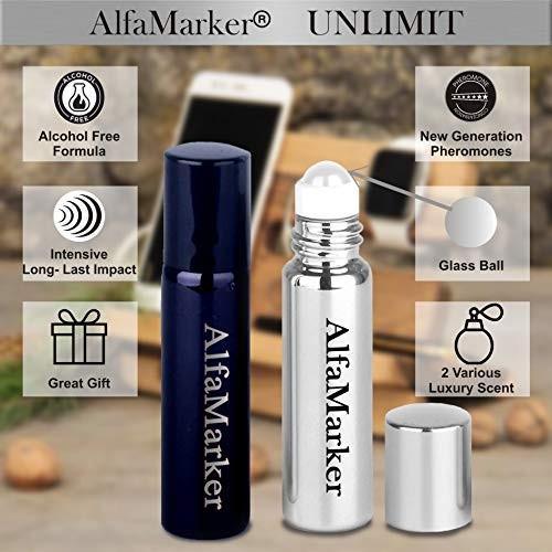 Unlimit Pheromone Cologne for Men | Men's Pheromone Oil Perfume Set | 2x5 ml